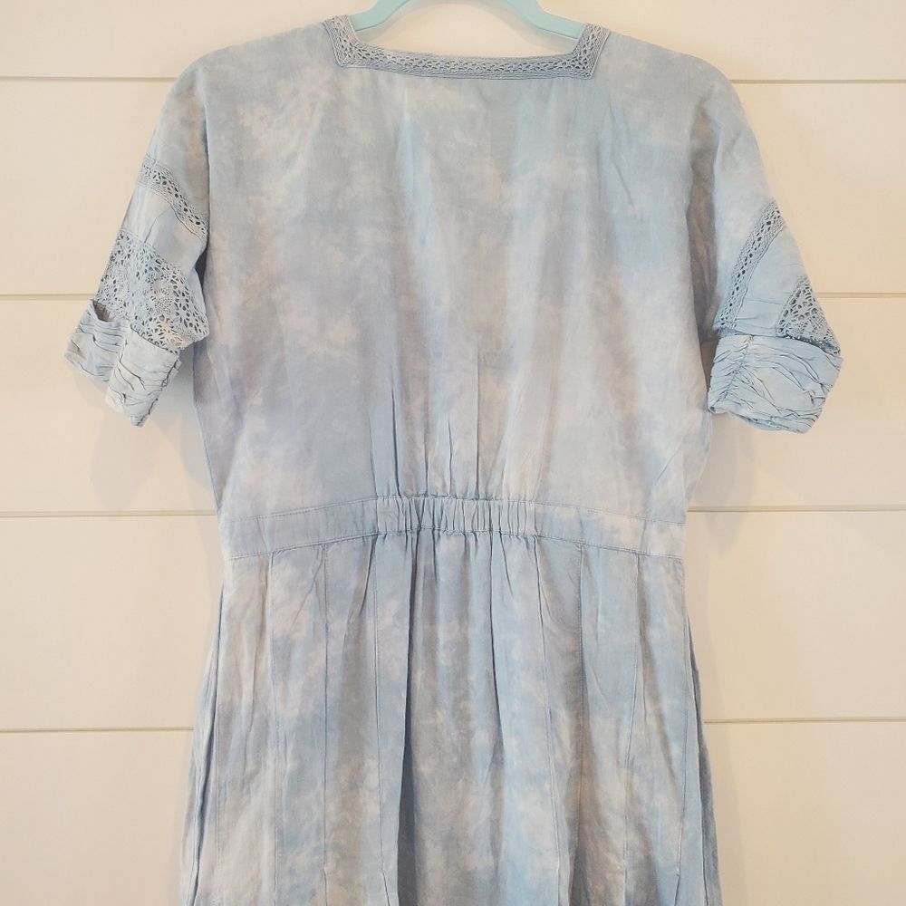 LoveShackFancy Edie Cotton Crochet Lace Midi Dress - Picture 11 of 16